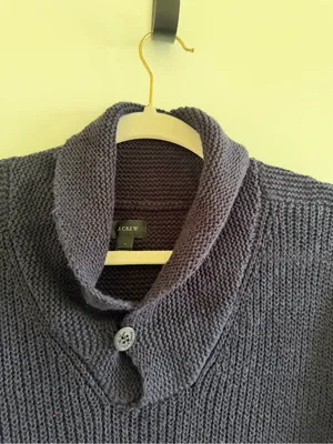 J. Crew linen cotton blend mockneck sweater thumbnail 3