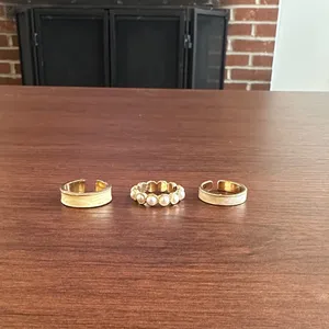 Set of 3 Gold Rings thumbnail 4