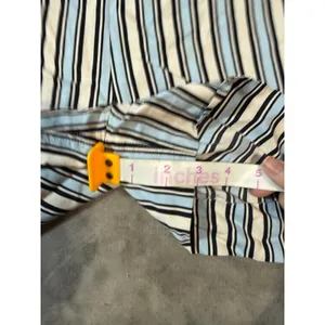NWOT Chinti & Parker Size 6 Light Blue Cream Navy Midsummer Relaxed Shorts‎ thumbnail 5