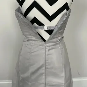 Source Unknown Silver Chiffon Mini Party‎ Dress thumbnail 8