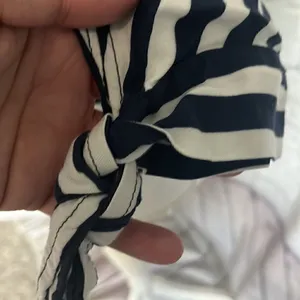 Zara Woman - Navy White Striped Blouse - S thumbnail 4