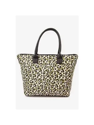 Trina Turk Leopard Print Tote Bag Detachable Strap OS NWT thumbnail 5