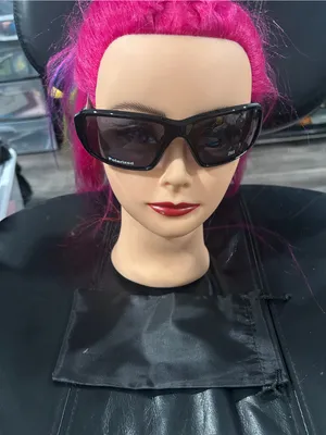 DNA BY M Polarized Black Wrap Sunglasses NWT thumbnail 3