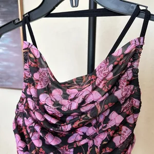 Free People Intimately free butterfly‎ Milkshake Mesh Bodysuit size L thumbnail 9