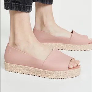 Melissa Puzzle Ad Open Toe‎ Slip On Platform Shoes thumbnail 2