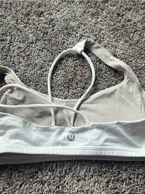 lululemon athletica White Strappy Sports Bralette thumbnail 2