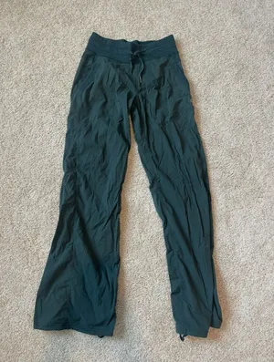 Lululemon Green Track Pants  thumbnail 1