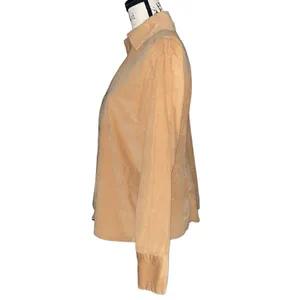Harvé Bernard by Benard‎ Holtz tan corduroy zip up jacket large thumbnail 5
