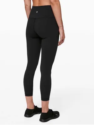 Lululemon Women’s High Rise Black Wunder Under 25” Leggings Size‎ 6 thumbnail 2