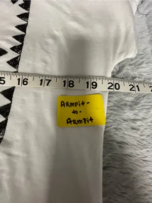 bebe White Tee with Gold Logo Plaque thumbnail 4