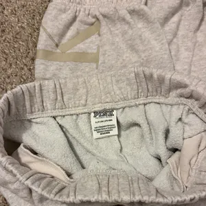 Victoria's Secret Women’s Cream Sweatpants thumbnail 2