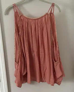 Off the shoulder blouse in size Medium thumbnail 5