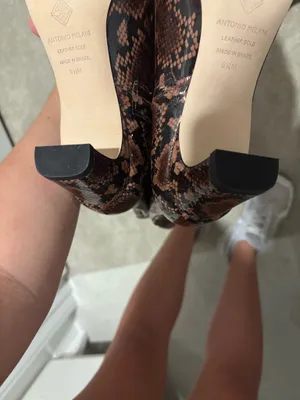 Antonio Melani Snakeskin Boots thumbnail 2