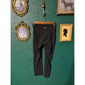 Lululemon Get Centered High Rise Crop 21" Leggings Black thumbnail 2