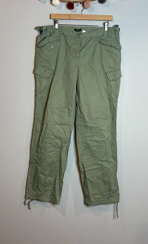 Y2K J. Crew olive green cargo pants thumbnail 1