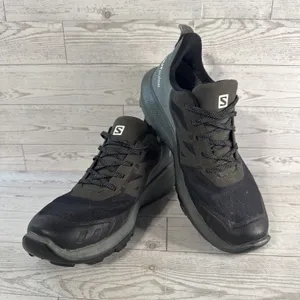 Salomon OUTPULSE GTX Gore-Tex Hiking Shoes Women 8 Black Gray 415883 Gorpcore thumbnail 1