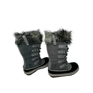 SOREL Joan of Arctic Quarry Grey Snow Boots Women Size 7 Waterproof Faux Fur⁠ thumbnail 8