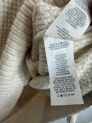 Aerie cozy up waffle button up sweater size small NWT thumbnail 4