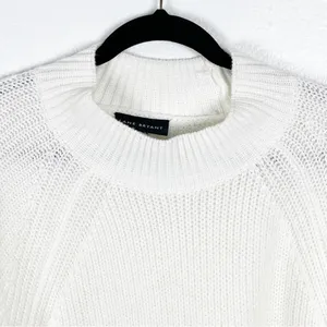 LANE BRYANT White Oversized Arm Openings Knit Poncho Sweater Size 28 Neutral thumbnail 7