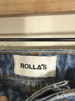 NWT Rolla’s Classic Straight 90s Blue Jeans Denim Size 25 thumbnail 9