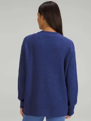 Lululemon Merino Wool-Blend Ribbed Crewneck Sweater Size 6 thumbnail 3