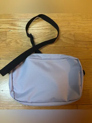 Muji Lavender Preppy Outdoor Gorpcore Crossbody Adjustable Travel Bag Medium thumbnail 3
