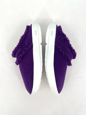 OOFOS OOcoozie Mule Wisteria Plum Purple Recovery Slippers OOfoam W10 EU41 thumbnail 4