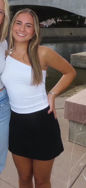 One-Shoulder H&M Top White thumbnail 1