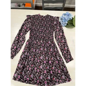 NWOT GAP XS Smocked Ruffle Sleeve Mini Dress‎ thumbnail 9