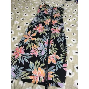 Billabong black floral dress NWT thumbnail 5