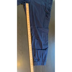 LOFT Outlet Women Blue Cotton Lyocell Cargo Joggers Size 16 Utility Gorpcore thumbnail 8