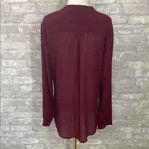 41 Hawthorne Women's Burgundy Button thumbnail 4