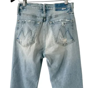 MOTHER The Superior Tomcat Confession High Rise Straight Distressed Jeans thumbnail 6