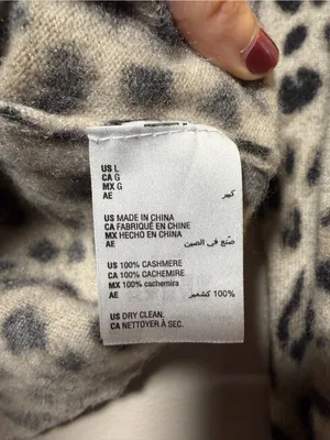 Charter Club Luxury Cashmere Animal Print Sweater thumbnail 4