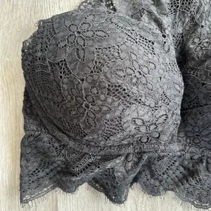 PINK Victoria’s Secret High Neck Lace Racerback Push Up Bra XS thumbnail 3