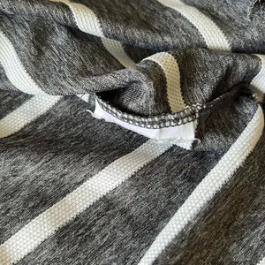 Nike dryfit grey white striped polo sporty golf tennis athletic tank top S thumbnail 6