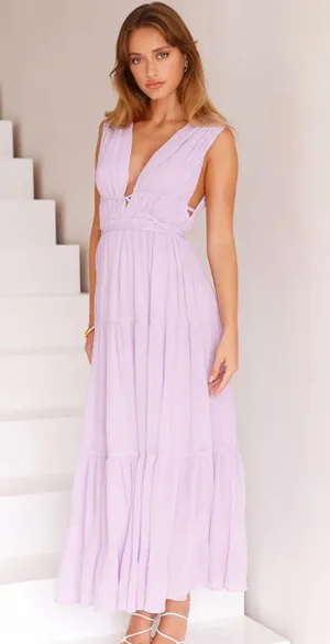 Hello Molly Purple Maxi Dress thumbnail 1
