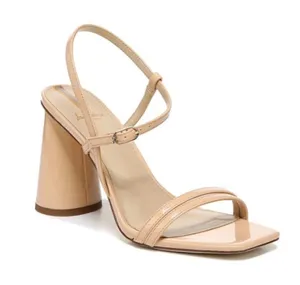 NWB Sam Edelman Kit Slingback Block Heel Sandal Beige Blush Size 10 thumbnail 1