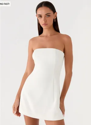 White Peppermayo Dress Mini thumbnail 1