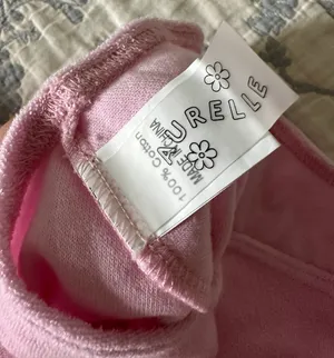 New Pink Terrycloth Bikini Wrap Skirt thumbnail 5