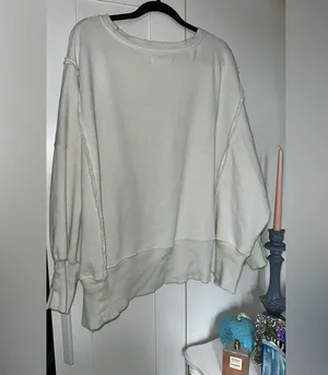 NWOT FREE PEOPLE We The Free - Camden Sweatshirt thumbnail 5