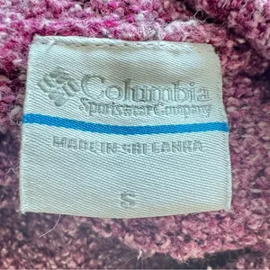 Columbia Hooded Button-Up Purple Sweater small‎ gorpcore layering thumbnail 2
