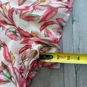 Lovers + Friends Bosworth Emory Tropical Print Tank Tan Red Floral Romper S NWOT thumbnail 13