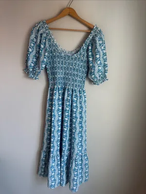 Hill House The Louisa Crepe Nap Dress XS thumbnail 3