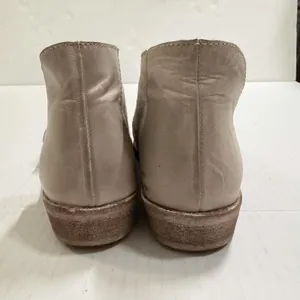 Free People Mont Blanc Shoes Womens Size 6 36 Beige Leather Slip On Sandals thumbnail 3
