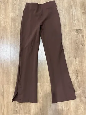 Brown Flare Pants Abercrombie thumbnail 3