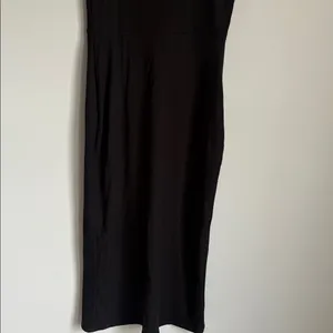 REFORMATION Black Cassi Ribbed Knit Dress Small thumbnail 8