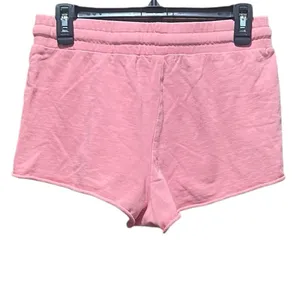 Peloton Unwind‎ French Terry Pink Lounge Shorts Size Small thumbnail 6