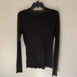 Abercrombie and Fitch Black Long Sleeve with Tank Top thumbnail 2