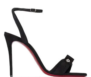 CHRISTIAN LOUBOUTIN Umberta 100 stud embellished heels sandals thumbnail 1